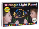 Magiczna Tablica Edukacyjna 3D Podświetlana Układanka 180 ele. Magiczna Tablica Edukacyjna 3D Podświetlana Układanka 180 ele.