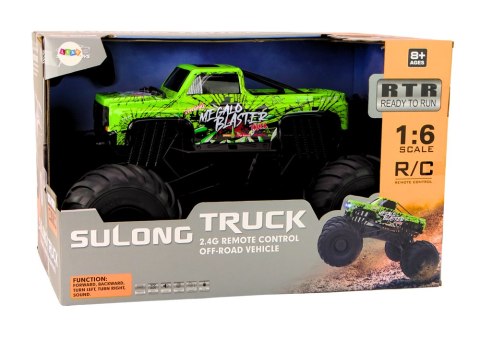 Duże Auto Terenowe Zdalnie Sterowane 2.4G RC 1:6 Zielony Duże Auto Terenowe Zdalnie Sterowane 2.4G RC 1:6 Zielony