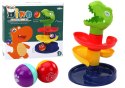 Edukacyjna Zjeżdżalnia Dla Kulek Sorter Zielony Dinozaur Edukacyjna Zjeżdżalnia Dla Kulek Sorter Zielony Dinozaur