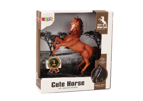 Figurka Konia Brązowy Koń Stojący Stajnia Farma Cute Horse Figurka Konia Brązowy Koń Stojący Stajnia Farma Cute Horse