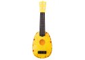 Ukulele Dla Dzieci Mini Gitara 4 Struny Motyw Ananasa Gitarka Żółta 15″ Ukulele Dla Dzieci Mini Gitara 4 Struny Motyw Ananasa Gitarka Żółta 15″
