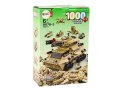 Zestaw Klocków Czołg Wojskowy Militarny Piaskowy 1000 El Zestaw Klocków Czołg Wojskowy Militarny Piaskowy 1000 El