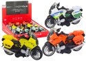 Motocykl Sportowy z Napędem Frykcyjnym 3 Wzory Żółty Pomarańczowy Biały Motocykl Sportowy z Napędem Frykcyjnym 3 Wzory Żółty Pomarańczowy Biały