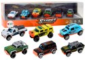 Zestaw Metalowych Autek Terenowych 1:64 6 sztuk Zestaw Metalowych Autek Terenowych 1:64 6 sztuk