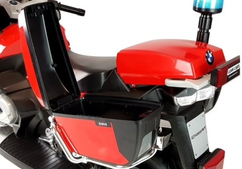 Motor na Akumulator BMW R1200 Policja Czerwony Motor na Akumulator BMW R1200 Policja Czerwony