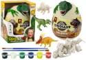 Jajo Z Dinozaurami Do Malowania Farbki Pędzelki DIY Zielony Jajo Z Dinozaurami Do Malowania Farbki Pędzelki DIY Zielony