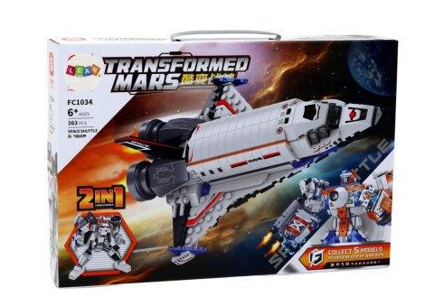 Klocki Konstrukcyjne Kosmos 2w1 Prom Kosmiczny Robot 363 elementy Klocki Konstrukcyjne Kosmos 2w1 Prom Kosmiczny Robot 363 elementy