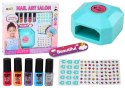 Zestaw Do Stylizacji Paznokci Manicure Lakiery Naklejki Suszarka Zestaw Do Stylizacji Paznokci Manicure Lakiery Naklejki Suszarka