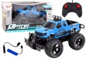 Auto terenowe RC 1:14 27MHz Niebieskie Na Pilota Gumowe Koła Auto terenowe RC 1:14 27MHz Niebieskie Na Pilota Gumowe Koła