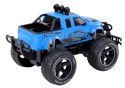 Auto terenowe RC 1:14 27MHz Niebieskie Na Pilota Gumowe Koła Auto terenowe RC 1:14 27MHz Niebieskie Na Pilota Gumowe Koła