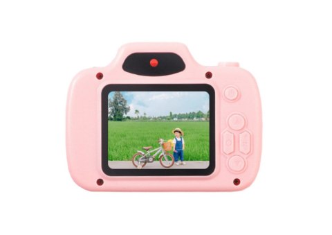 Aparat Dla Dzieci Zdjęcia Nagrywanie Gry Karta Pamięci 64GB Różowy Aparat Dla Dzieci Zdjęcia Nagrywanie Gry Karta Pamięci 64GB Różowy