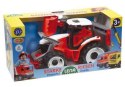Traktor LENA Spychacz Koparka Czerwono Biała 104CM