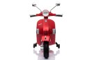 Skuter na Akumulator Vespa Czerwony Skuter na Akumulator Vespa Czerwony