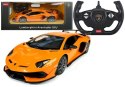 Auto R/C Lamborghini Aventador Rastar 1:14 Pomarańczowy Auto R/C Lamborghini Aventador Rastar 1:14 Pomarańczowy