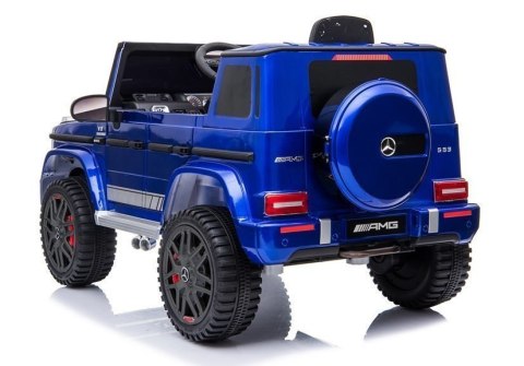 Auto na akumulator Mercedes G63 Niebieski Lakier Auto na akumulator Mercedes G63 Niebieski Lakier