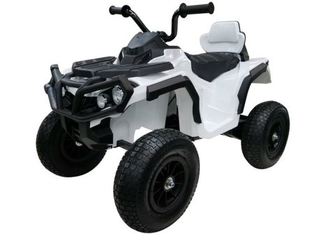 Quad na Akumulator BDM0906 Pompowane Koła Biały Quad na Akumulator BDM0906 Pompowane Koła Biały