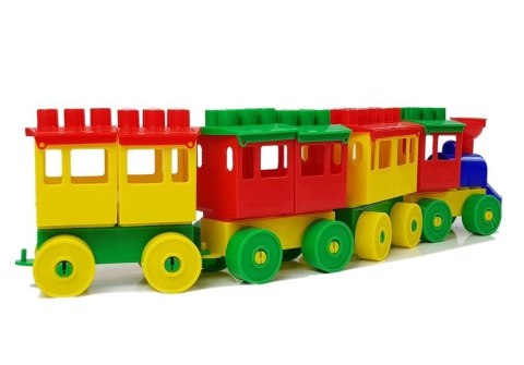 Pociąg Lokomotywa z Klocków 3 Odpinane Wagony 36711 Pociąg Lokomotywa z Klocków 3 Odpinane Wagony 36711