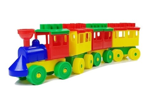 Pociąg Lokomotywa z Klocków 3 Odpinane Wagony 36711 Pociąg Lokomotywa z Klocków 3 Odpinane Wagony 36711