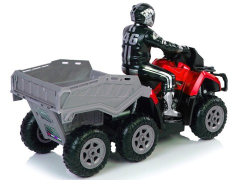 Quad z Przyczepką 1:10 Off-Road Czerwony 2,4G Quad z Przyczepką 1:10 Off-Road Czerwony 2,4G