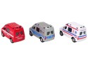 Metalowe Autko Mini Van Straż Pożarna Policja 8cm Metalowe Autko Mini Van Straż Pożarna Policja 8cm