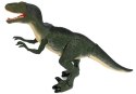 Dinozaur Velociraptor Porusza się Ryczy Świeci Dinozaur Velociraptor Porusza się Ryczy Świeci