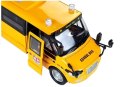 Metalowy Autobus Szkolny z silnikiem naciąganym Metalowy Autobus Szkolny z silnikiem naciąganym