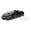 Auto R/C BMW i8 Roadster Rastar 1:12 Czarny Auto R/C BMW i8 Roadster Rastar 1:12 Czarny