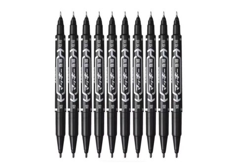 Marker dwustronny cienki Marker dwustronny cienki