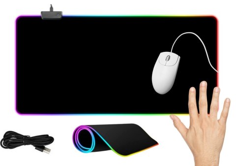 Podkładka pod mysz z oświetleniem LED 1 Podkładka pod mysz z oświetleniem LED 1