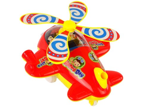 Samolot Pchacz Dzwonek Kij Pilot Czerwony Samolot Pchacz Dzwonek Kij Pilot Czerwony