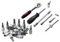 Zestaw Kluczy Nasadowych 1/4" - 46 Elementów w Walizce Zestaw Kluczy Nasadowych 1/4" - 46 Elementów w Walizce