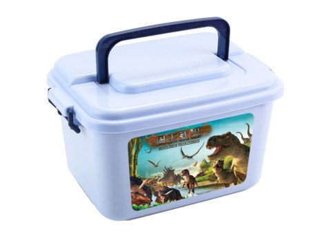 Figurki dinozaurów w walizce 46el Figurki dinozaurów w walizce 46el