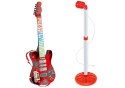 Gitara z mikrofonem na statywie Gitara z mikrofonem na statywie