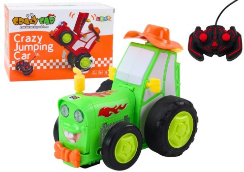 Skaczący traktor RC zielony Skaczący traktor RC zielony