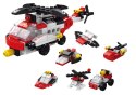 Zestaw klocków helikopter czerwony 117el Zestaw klocków helikopter czerwony 117el