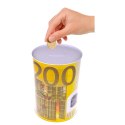 Metalowa Skarbonka Puszka Banknot 200 Euro 16,5 x 12cm Metalowa Skarbonka Puszka Banknot 200 Euro 16,5 x 12cm