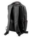 Plecak Miejski Biznesowy USB Kieszeń Na Laptopa Czarny 16L 41cm Plecak Miejski Biznesowy USB Kieszeń Na Laptopa Czarny 16L 41cm