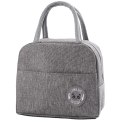 Torba Termiczna Izolacyjna Śniadaniowa Lunch Bag Szara 23cm Torba Termiczna Izolacyjna Śniadaniowa Lunch Bag Szara 23cm