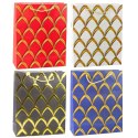 Torba Prezentowa Elegancka Złote Zdobienia 32 x 26 x 12 cm Torba Prezentowa Elegancka Złote Zdobienia 32 x 26 x 12 cm
