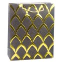 Torba Prezentowa Elegancka Złote Zdobienia 32 x 26 x 12 cm Torba Prezentowa Elegancka Złote Zdobienia 32 x 26 x 12 cm