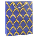 Torba Prezentowa Elegancka Złote Zdobienia 32 x 26 x 12 cm Torba Prezentowa Elegancka Złote Zdobienia 32 x 26 x 12 cm