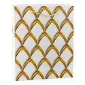 Torba Prezentowa Elegancka Złote Zdobienia 32 x 26 x 12 cm Torba Prezentowa Elegancka Złote Zdobienia 32 x 26 x 12 cm