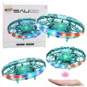 Dron UFO Sterowany Ręką RC Światła LED Turkusowy Dron UFO Sterowany Ręką RC Światła LED Turkusowy