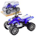Quad Terenowy Z Napędem Bieżnikowane Koła Niebieski Quad Terenowy Z Napędem Bieżnikowane Koła Niebieski