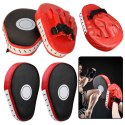 Tarcza Treningowa Rękawica Pad Kick Boxing Łapa Trenera Czerwona Tarcza Treningowa Rękawica Pad Kick Boxing Łapa Trenera Czerwona
