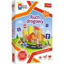 Gra Edukacyjna Ruch drogowy z Serii Mistrz Wiedzy Trefl 01955 Gra Edukacyjna Ruch drogowy z Serii Mistrz Wiedzy Trefl 01955