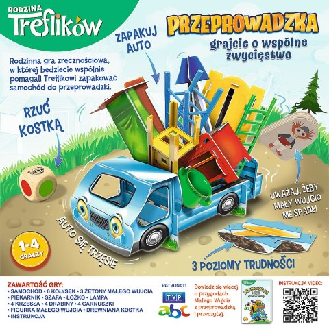 Gra Przeprowadzka z Rodziną Treflików 02071 Gra Przeprowadzka z Rodziną Treflików 02071