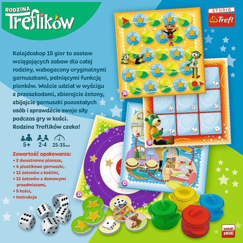 Kalejdoskop 15 gier Rodzina Treflików 01922 Kalejdoskop 15 gier Rodzina Treflików 01922