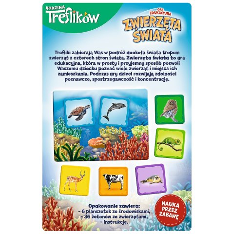 Zwierzęta świata - Rodzina Treflików 02337 Zwierzęta świata - Rodzina Treflików 02337