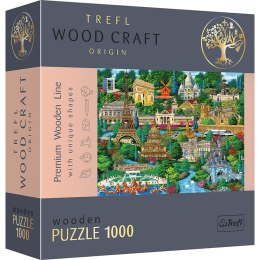 1000 Puzzle Drewniane - Francja - znane miejsca 20150